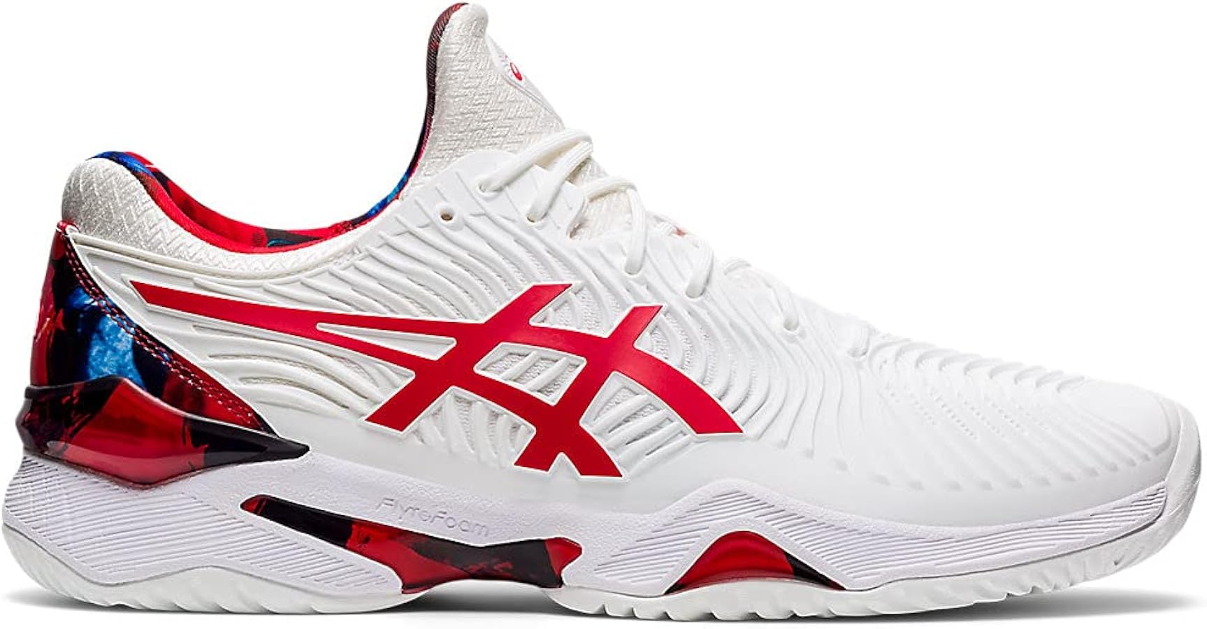 ASICS Men's Court FF Novak L.E. Tennis Shoes, 12.5, White/Classic